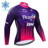 Wielershirt 2024 Burgos BH Lange Mouw Winter Thermal Fleece